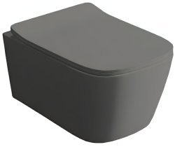 Подвесной унитаз Artceram A16 ASV006 15 00, серый матовый