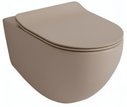 Подвесной унитаз Artceram File 2.0 FLV006 41 00, коричневый матовый