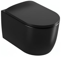 Подвесной унитаз Artceram Monet MNV001 17 00, черный матовый