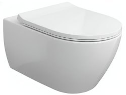 Подвесной унитаз Villeroy&Boch Subway 2.0 5614R2R1 безободковый, белый с сиденьем