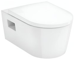Подвесной унитаз Hansgrohe Original S 60142450, безободковый белый