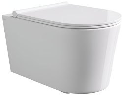 Подвесной унитаз Alice Form 22300101SET, белый с сиденьем