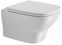 Подвесной унитаз Globo Daily DAS03.BI безободковый, белый