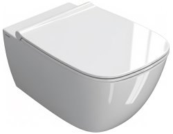 Подвесной унитаз Globo Genesis GNS02.BI безободковый, белый