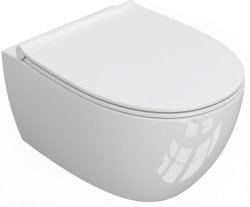 Подвесной унитаз Globo 4ALL MDS04.BI безободковый, белый