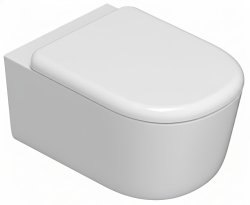 Подвесной унитаз Globo Lalita LTS02BI безободковый, белый