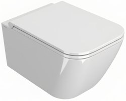 Подвесной унитаз Globo Stone STS06.BI безободковый, белый