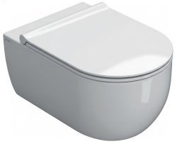Подвесной унитаз Globo Mode MES02BI безободковый, белый
