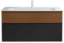 Тумба с раковиной Burgbad Fiumo 122 SFXN122F3958FOT52G0200C0001*1 подвесная