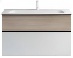 Тумба с раковиной Burgbad Fiumo 102 SFXN102F3956FOT45G0200C0001*1 подвесная