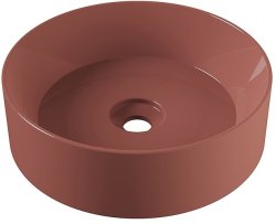 Накладная раковина Alice Spy Oval 34230197 40x40, красная