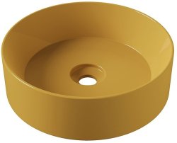 Накладная раковина Alice Spy Oval 34230196 40x40, желтая