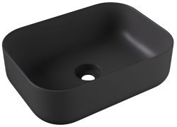 Накладная раковина Alice Unica 32190108 50x37, черная матовая