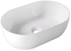 Накладная раковина Alice Unica 32120101 55x35, белая