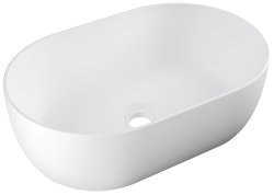 Накладная раковина Alice Unica 32120109 55x35, белая матовая
