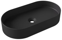 Накладная раковина Alice Hide Stadium 31120108 65x35, черная матовая