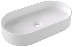 Накладная раковина Alice Hide Stadium 31120109 65x35, белая матовая