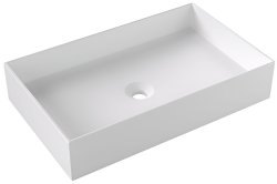 Накладная раковина Alice Hide 31130109 60x37, белая матовая