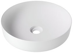 Накладная раковина Alice Form 22420109 45x45, белая матовая