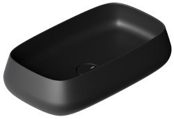 Накладная раковина Alice Nur 33250108 60x35, черная матовая