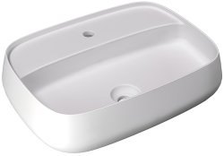 Накладная раковина Alice Nur Plan 33210109 60x45, белая матовая