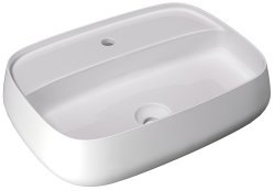 Накладная раковина Alice Nur Plan 33210101 60x45, белая