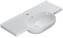 Раковина Globo Mode ME100BI*1 100x49, белая