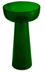 Напольная раковина Knife Solid Surface 70401090 59x59, зеленая