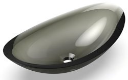 Накладная раковина Knife Charm Shape 70204020, серая