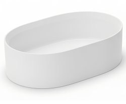 Накладная раковина Knife Glow 0600-066-01 55x40, белая матовая