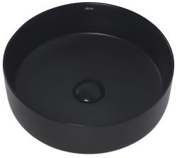 Накладная раковина Abber Bequem AC2108MB 36x36, черная матовая