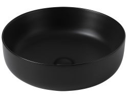 Накладная раковина Abber Bequem AC2100MB 46x46, черная матовая