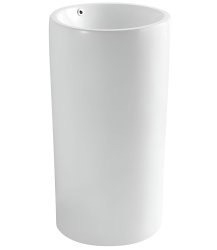 Напольная раковина Abber Bequem AC2133 46x46, белая