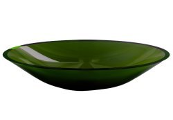 Накладная раковина Abber Kristall AT2812Emerald 53x42, зеленая