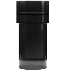 Напольная раковина Abber Kristall AT2701Onyx 45x45, черная