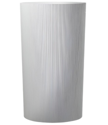 Напольная раковина Abber Stein AS2501-H 50x50 из искусственного камня, белая