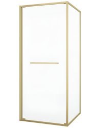 Душевой уголок Black&White S1120-9090G 90x90, профиль золото