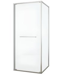 Душевой уголок Black&White S1120-9090N 90x90, профиль брашированный никель