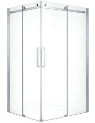 Душевой уголок Black&White Stellar Wind S202-9090 90x90, профиль хром