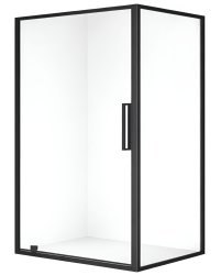 Душевой уголок Black&White Stellar Wind S877-900 90x90, профиль черный