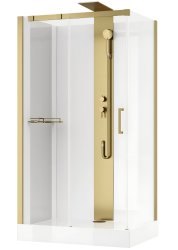 Душевая кабина Black & White G8708G 110x80 без крыши