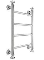 Полотенцесушитель электрический Margaroli Capitelli 2952J5504RNNBL 56x83, никель