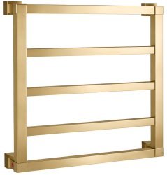 Полотенцесушитель электрический Margaroli Quadri 810-3 81034704EGNB 52x52, золото