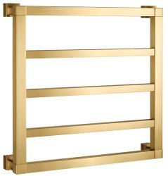 Полотенцесушитель электрический Margaroli Quadri 810-3 81034704GONB 52x52, золото