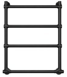 Полотенцесушитель электрический Margaroli Sole 5124704POB 52x64, черный