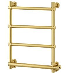 Полотенцесушитель электрический Margaroli Sole 542-4 5423704BGONB 47x66, золото