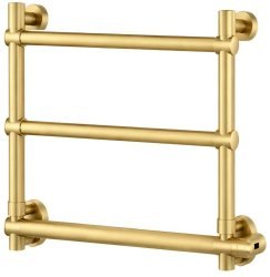 Полотенцесушитель электрический Margaroli Sole 540 5404703BBG 57x45, золото