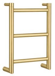 Полотенцесушитель электрический Margaroli Sole 540/SENGL 35x47, золото английское