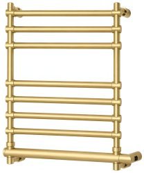 Полотенцесушитель электрический Margaroli Sole 564-8 5644708BGB 57x70, золото