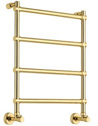 Полотенцесушитель водяной Margaroli Sole 4423704(26)GD 40x72, золото